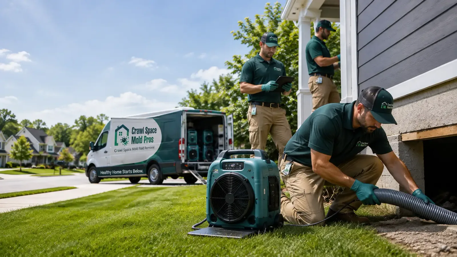 Crawl Space Mold Removal in Hudson, FL